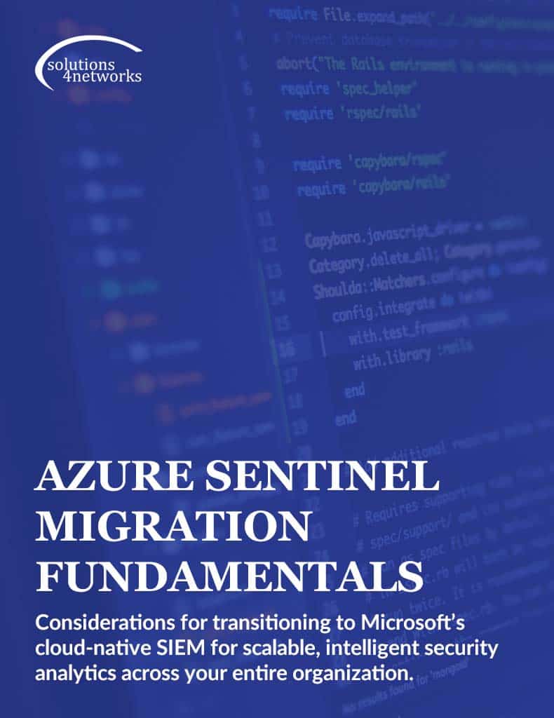 Azure Sentinel Migration Fundamentals