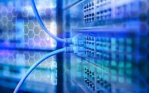 visible cables plugged in